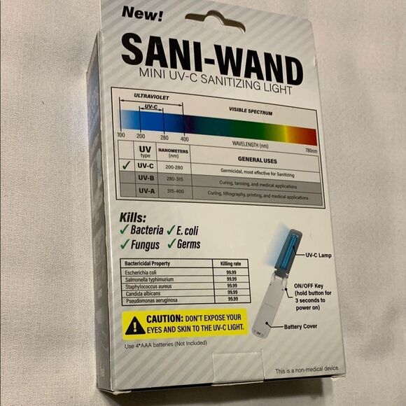 Sani-Wand Mini UV-C Sanitizing Light - Picture 2 of 6